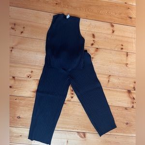 ribbed cotton matching set